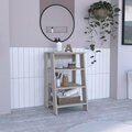 Depot E-Shop Colyn Linen Cabinet, Light Gray DE-MLZ7127